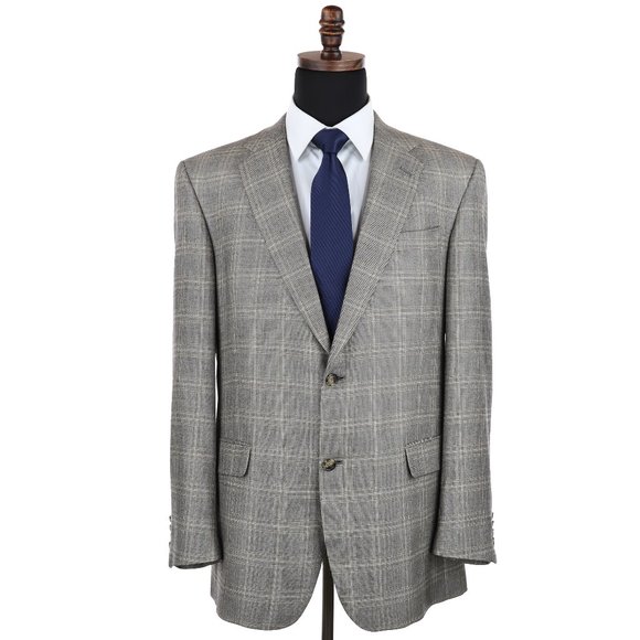 Hart Schaffner Marx Other - Hart Schaffner Marx Gold Trumpeter Loro Piana Worsted Cashmere Sport Coat - 44L